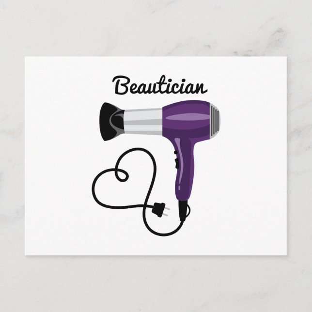 Beautician Postcard (Front)