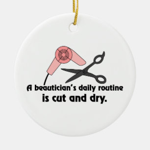 Beauticians Routine Ceramic Tree Decoration