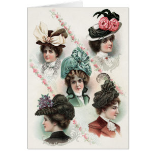 Beautiful 1900s Vintage Designer Summer Hat Women