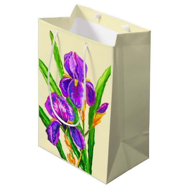 Beautiful 7 medium gift bag (Front Angled)