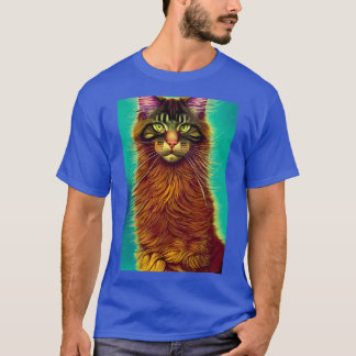 beautiful a maine coon cat Oversized T-Shirt