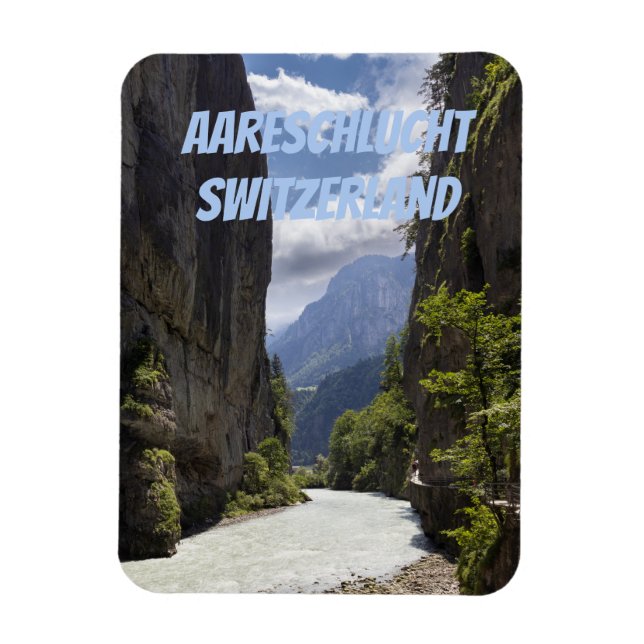 Beautiful Aare Gorge, Switzerland Magnet (Vertical)