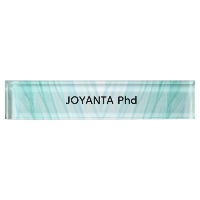 Beautiful abstract art nameplate (Front)