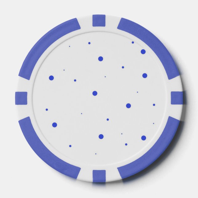 beautiful abstract art poker chips (Front)