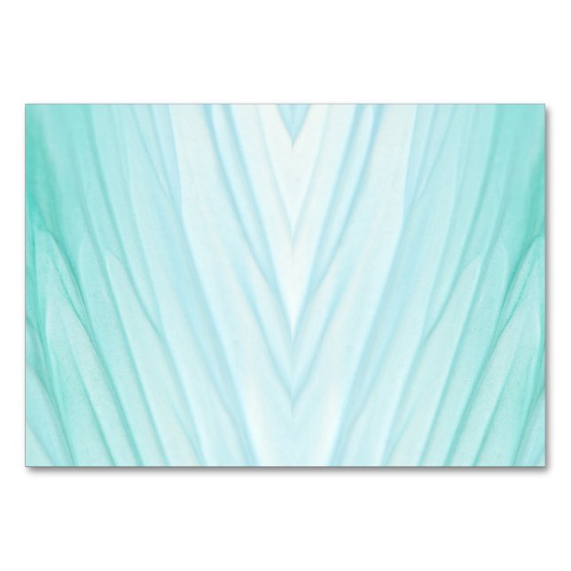 Beautiful abstract art table number (Front)