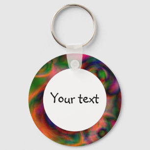 Beautiful abstract design key ring