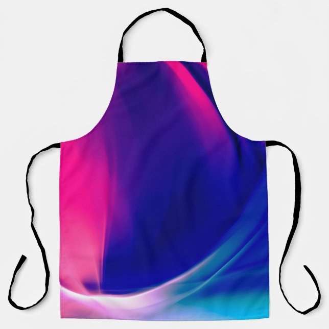 beautiful abstract elegant futuristic backgroundba apron (Front)