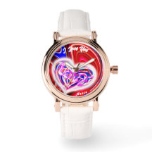 Beautiful Abstract Elegant Rose Gold Watch