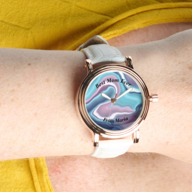 Beautiful Abstract Elegant Rose Gold Watch (Creator Uploaded)