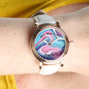 Beautiful Abstract Elegant Rose Gold Watch