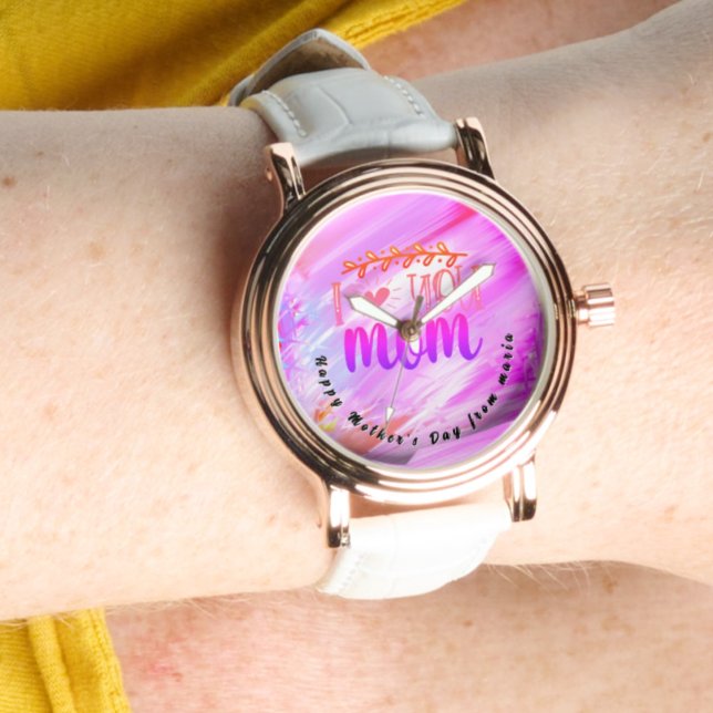 Beautiful Abstract Elegant Rose Gold Watch  (Creator Uploaded)