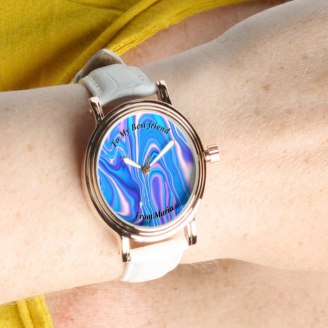 Beautiful Abstract Elegant Rose Gold Watch (Creator Uploaded)