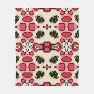 Beautiful abstract ethnic seamless patternabstract fleece blanket