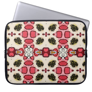 Beautiful abstract ethnic seamless patternabstract laptop sleeve
