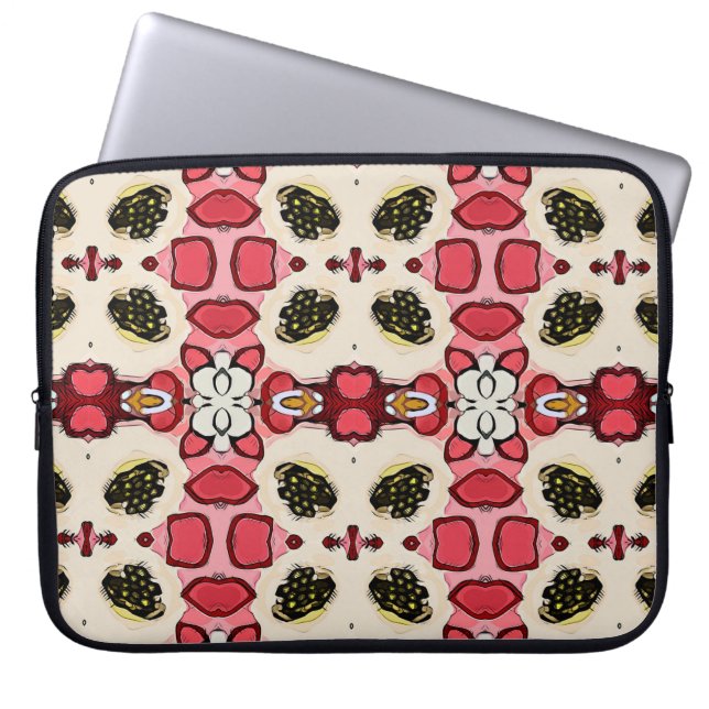Beautiful abstract ethnic seamless patternabstract laptop sleeve (Front)