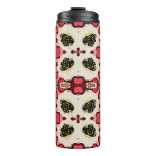 Beautiful abstract ethnic seamless patternabstract thermal tumbler