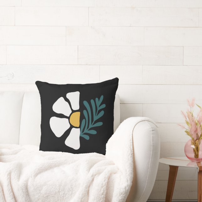 Beautiful abstract flower cushion (Couch)