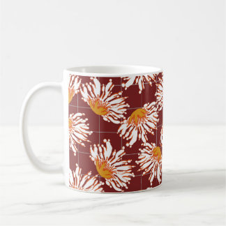 Beautiful  abstract flower pattern art  coffee mug