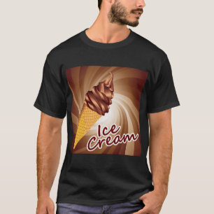 Beautiful Abstract Ice Cream Cone T-Shirt