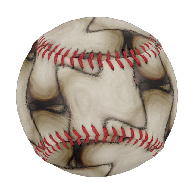 Beautiful Abstract Leave a Long Lasting Impression Baseball (Front)