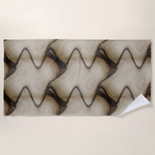 Beautiful Abstract Leave a Long Lasting Impression Beach Towel