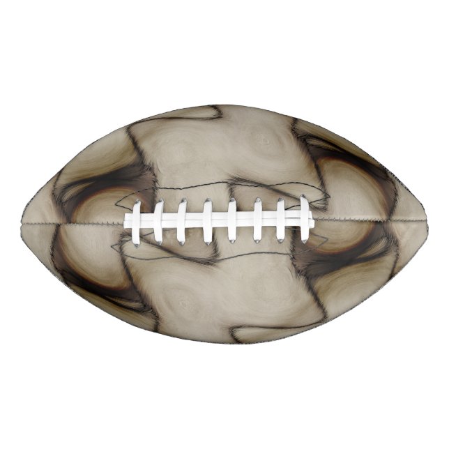 Beautiful Abstract Leave a Long Lasting Impression Football (Front)