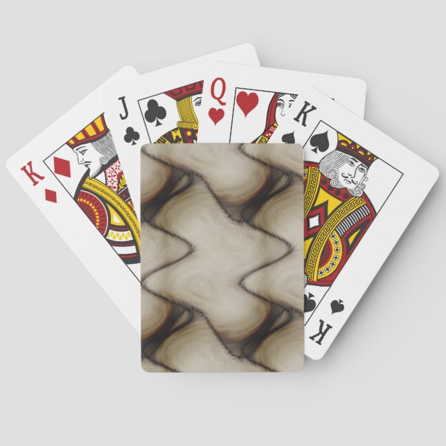 Beautiful Abstract Leave a Long Lasting Impression Playing Cards (Back)