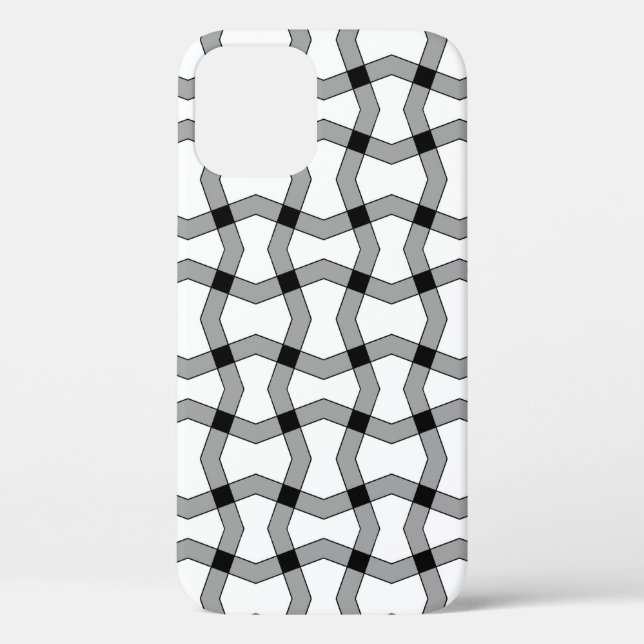 Beautiful abstract ornamental background, black, g Case-Mate iPhone case (Back)
