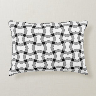 Beautiful abstract ornamental background, black, g decorative cushion