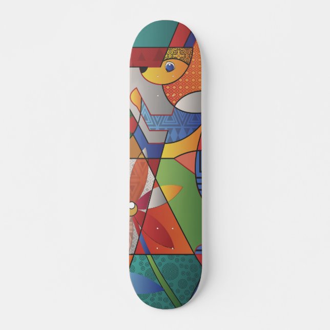 Beautiful Abstract Skateboard (Front)