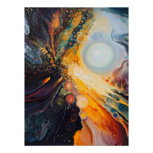 Beautiful, Abstract, Space Poster