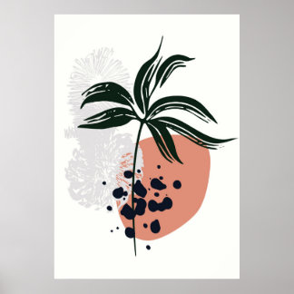 Beautiful Abstract Sunset Poster Wall Decor