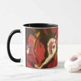 BEAUTIFUL ABSTRACT SWAN MUG