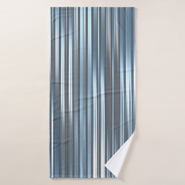 Beautiful abstract vertical blue background with l bath towel (Bath Towel)