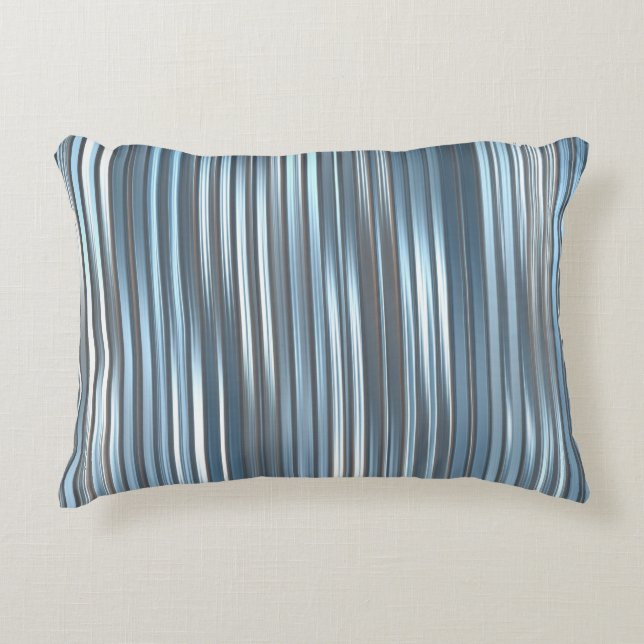 Beautiful abstract vertical blue background with l decorative cushion (Front)