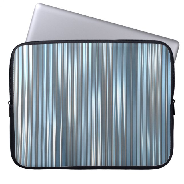 Beautiful abstract vertical blue background with l laptop sleeve (Front)
