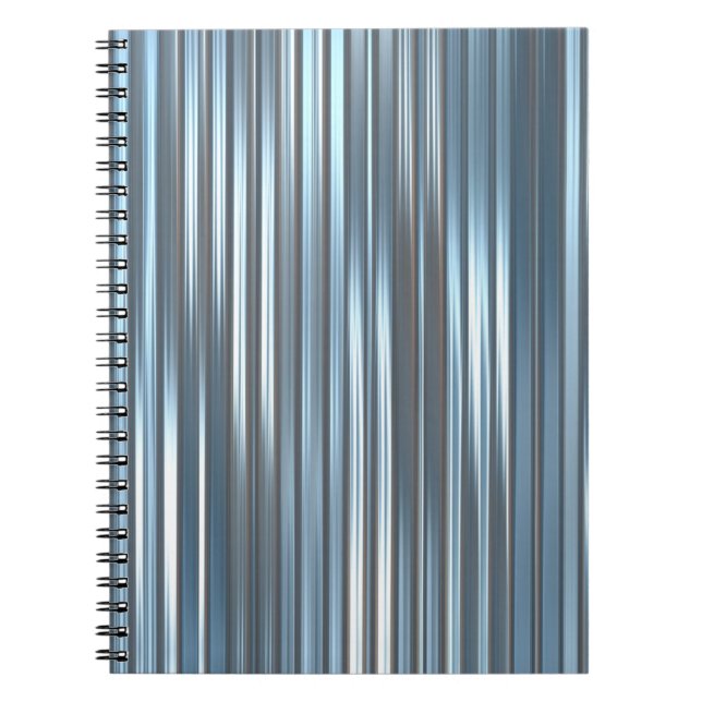 Beautiful abstract vertical blue background with l notebook (Front)