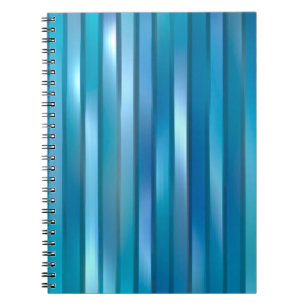 Beautiful abstract vertical blue background with l notebook