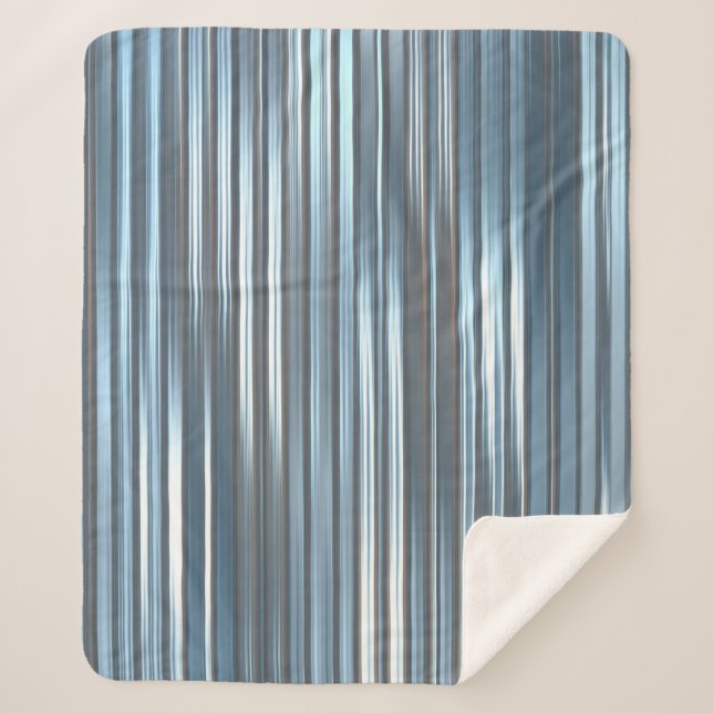 Beautiful abstract vertical blue background with l sherpa blanket (Front)