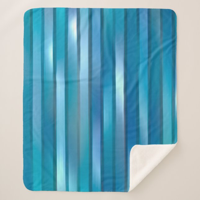 Beautiful abstract vertical blue background with l sherpa blanket (Front)