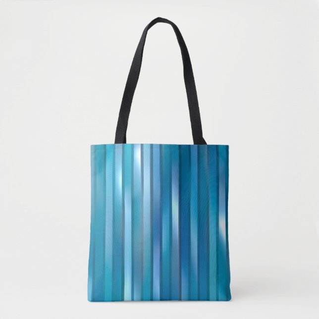 Beautiful abstract vertical blue background with l tote bag (Front)