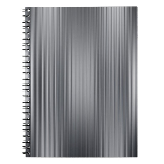 Beautiful abstract vertical grey background with l notebook (Front)