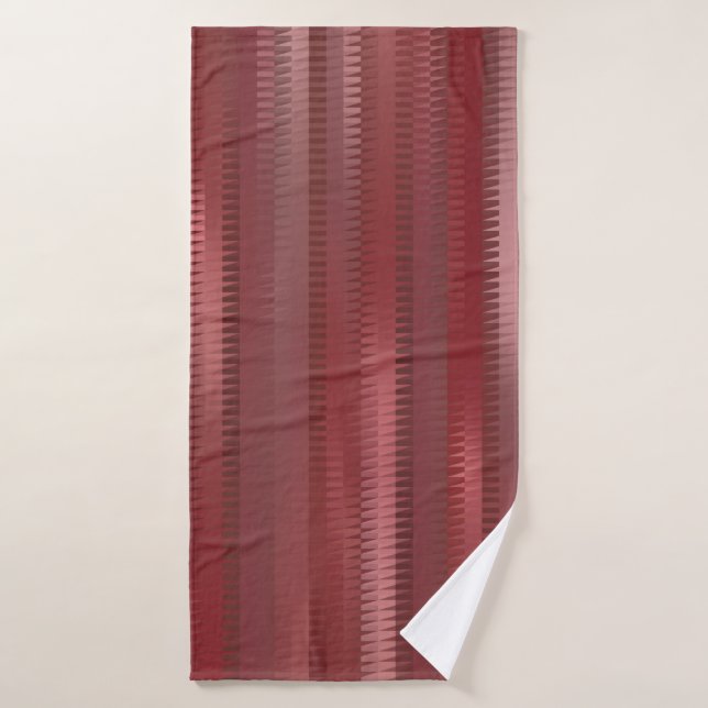 Beautiful abstract vertical red background with li bath towel (Bath Towel)