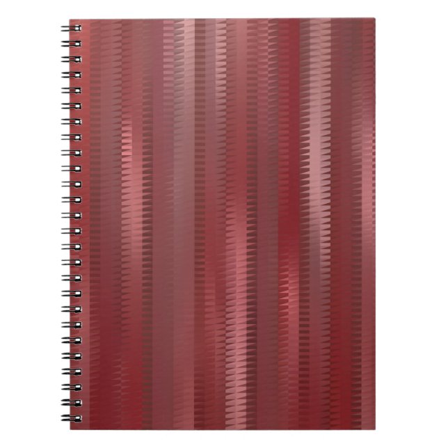 Beautiful abstract vertical red background with li notebook (Front)