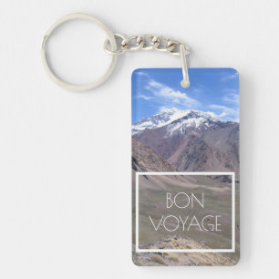 Beautiful Acongagua National Park View, Argentina Key Ring