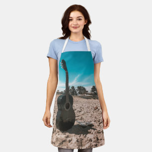 Beautiful Acoustic Guitar Apron