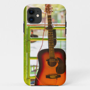 Beautiful Acoustic Guitar iPhone 11 Case
