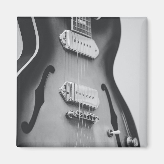Beautiful Acoustic Guitar Magnet (Front)