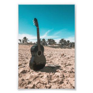 Beautiful Acoustic Guitar Photo Print