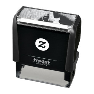 Beautiful Acoustic Guitar Self-inking Stamp